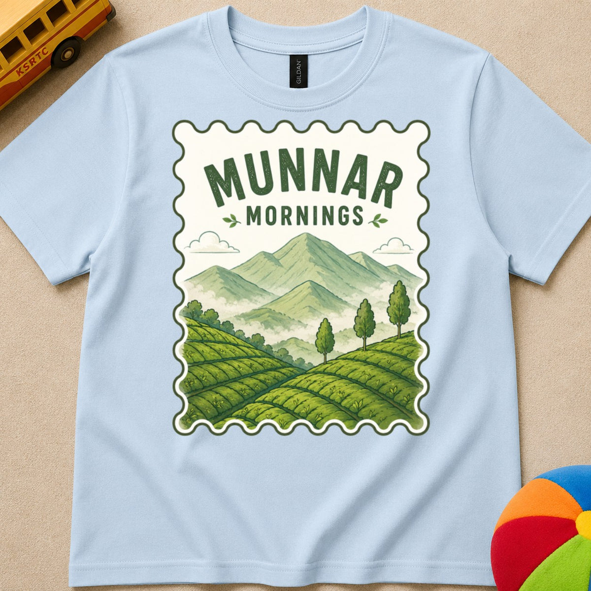 Munnar Mornings Kids Unisex T Shirt
