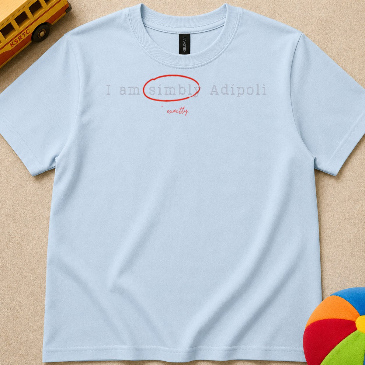 I Am Simbly Adipoli Kids Unisex T Shirt