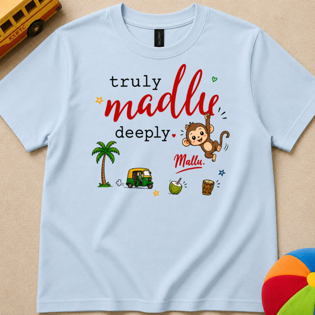 Truly Madly Mallu Kids Unisex T Shirt