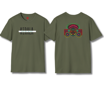 Kerala On My Mind & Theyyam  -  Front & Backprint T Shirt