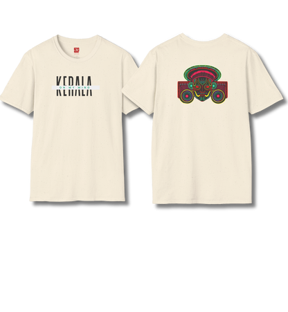 Kerala On My Mind & Theyyam  -  Front & Backprint T Shirt
