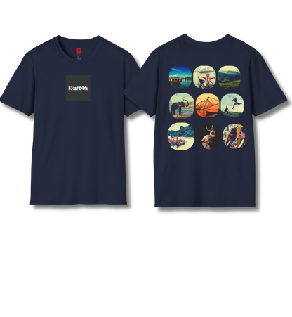 Kerala Vignettes  - Backprint T Shirt
