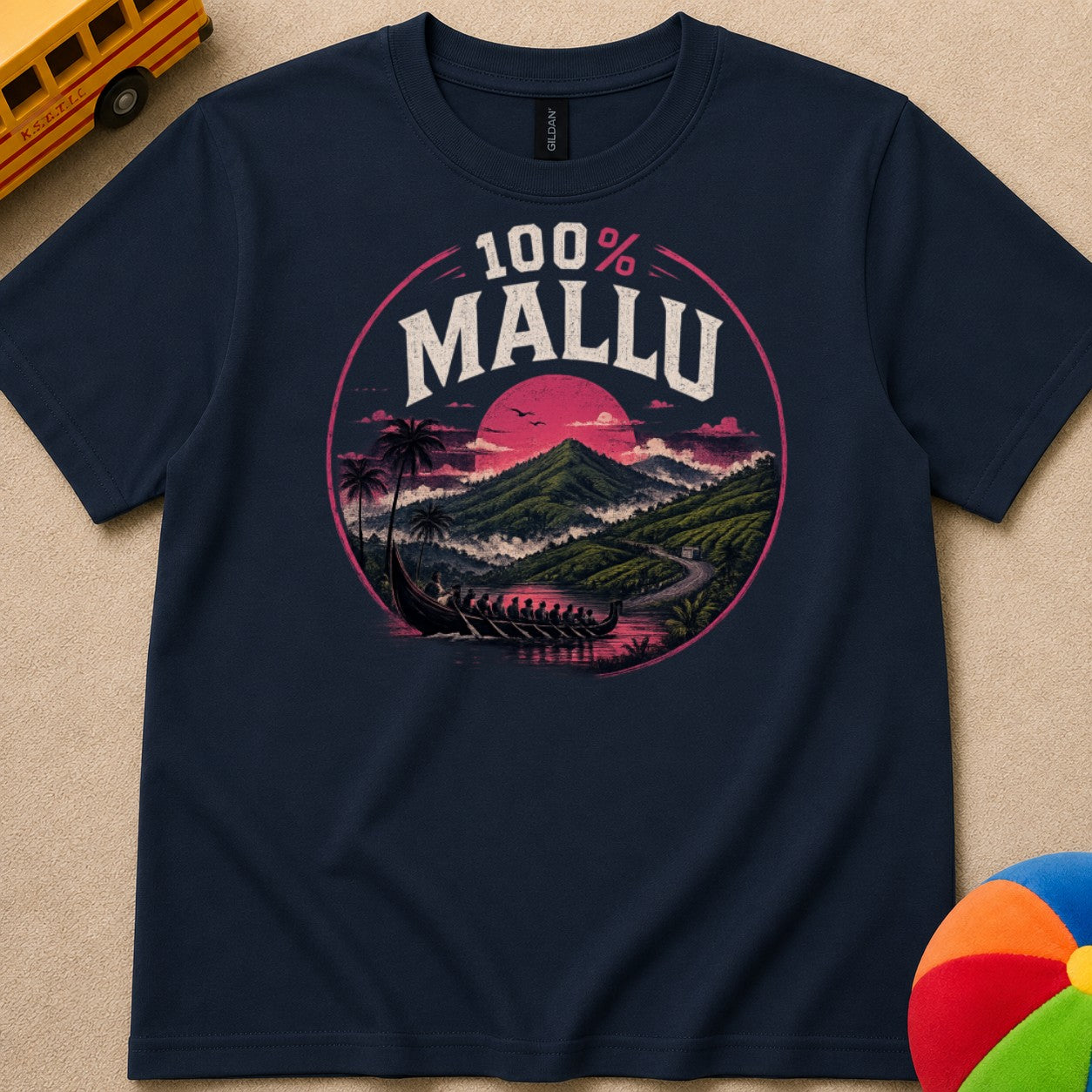 100% Mallu Kids Unisex T Shirt