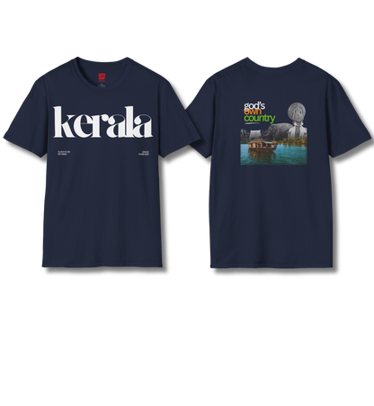 Kerala & God's Own Country Front & back - T Shirt