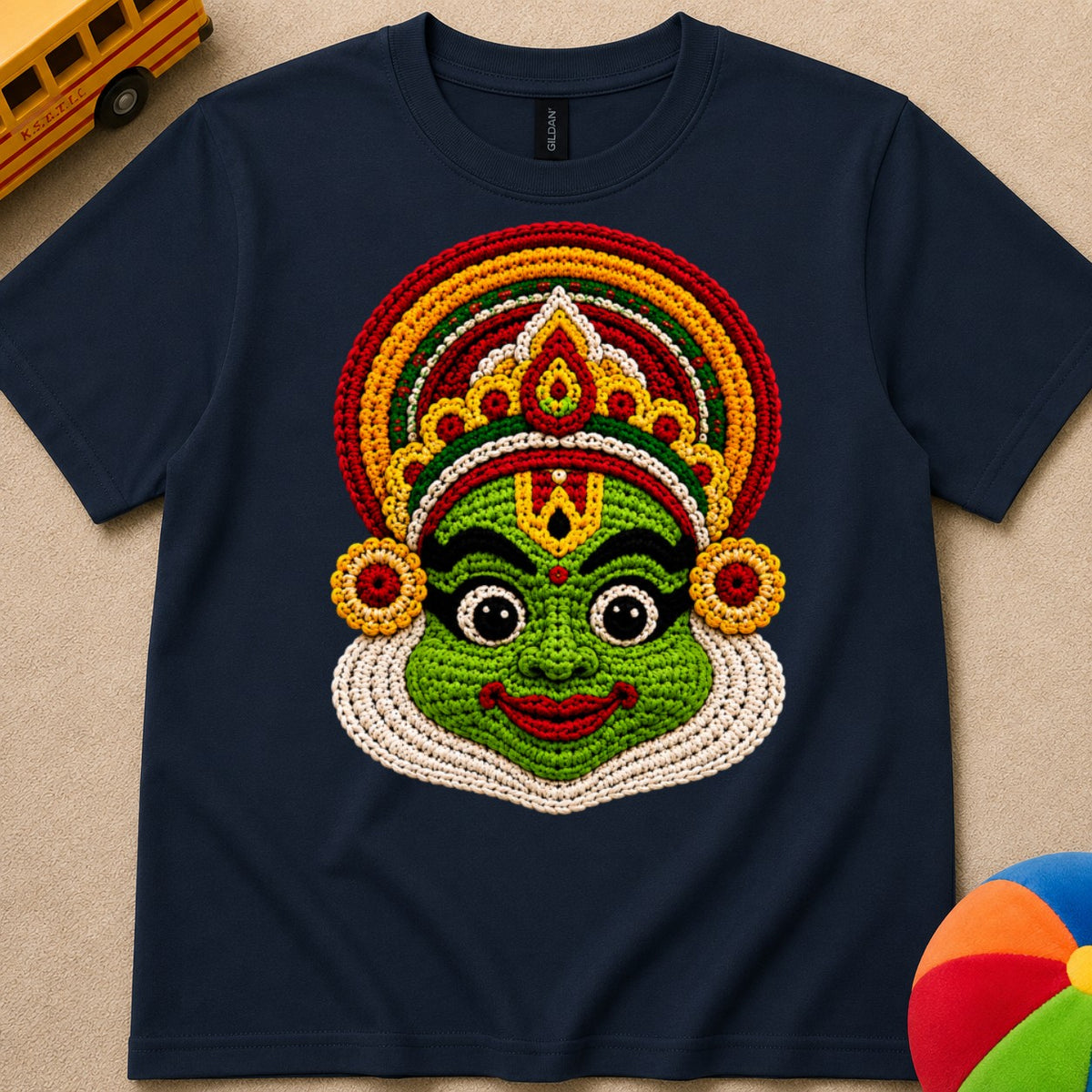 Cute Kathakali Kids Unisex T Shirt