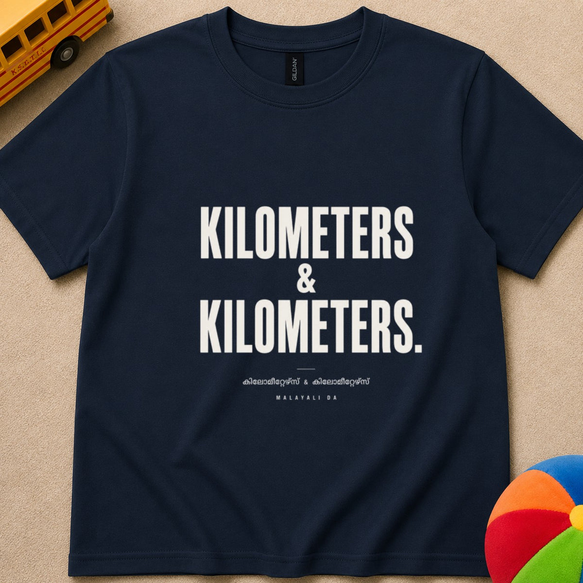 Kilometers & Kilmoeters Kids Unisex T Shirt