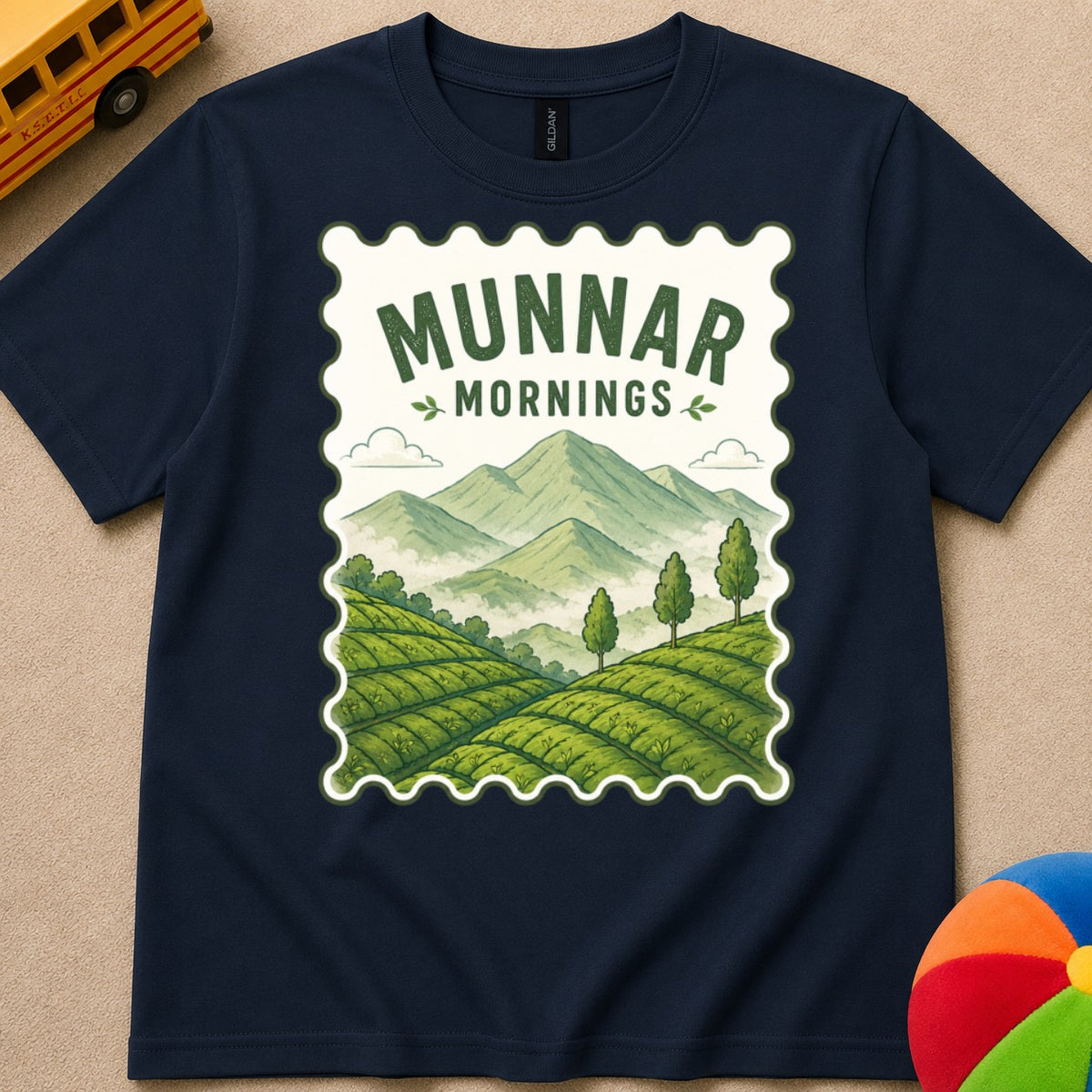 Munnar Mornings Kids Unisex T Shirt