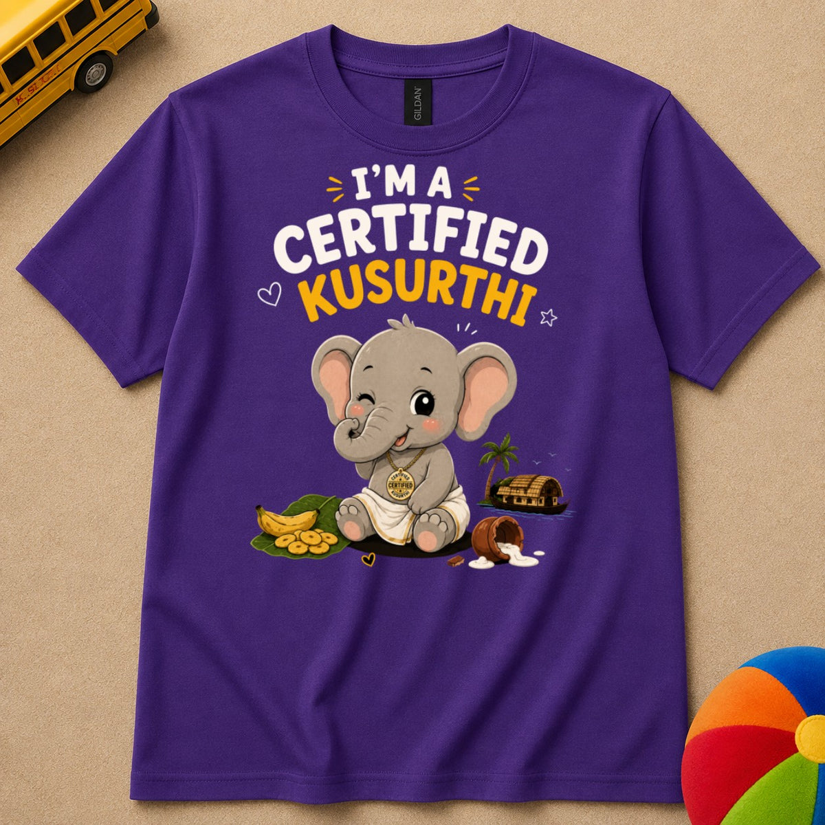 Certified Kusruthi Kids Unisex T Shirt