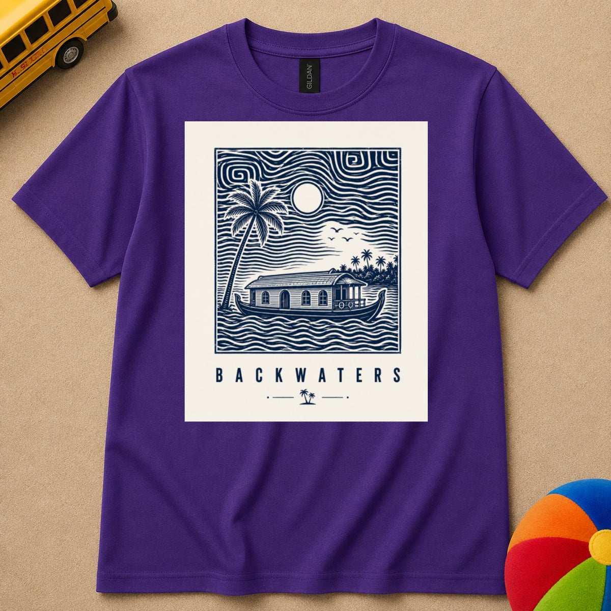 Backwaters Kids Unisex T Shirt