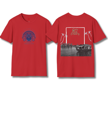 Theyyam & God's Own Backwaters Front & Backprint- T Shirt