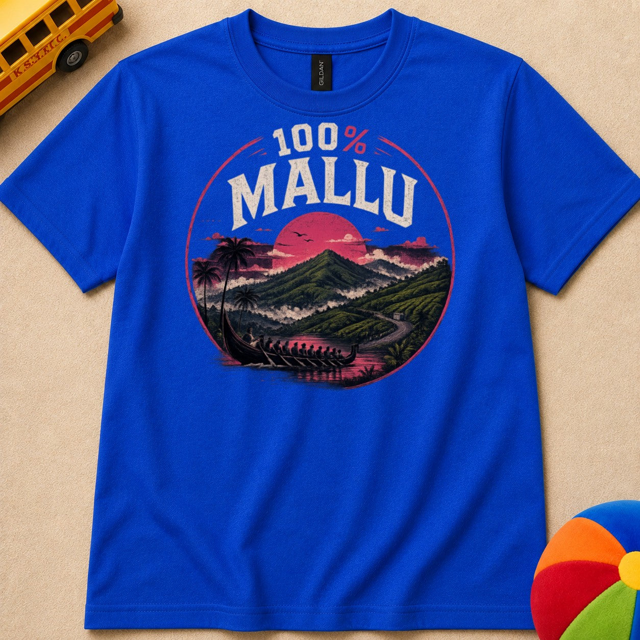 100% Mallu Kids Unisex T Shirt