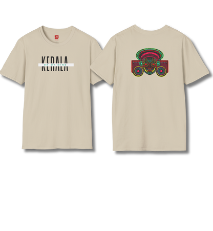 Kerala On My Mind & Theyyam  -  Front & Backprint T Shirt