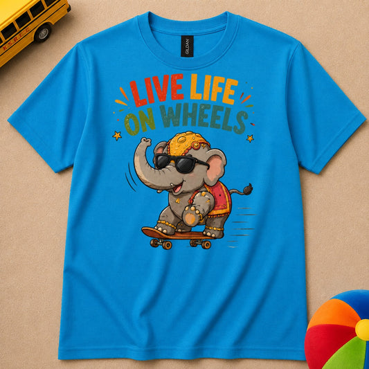 Life on Wheels Kids Unisex T Shirt
