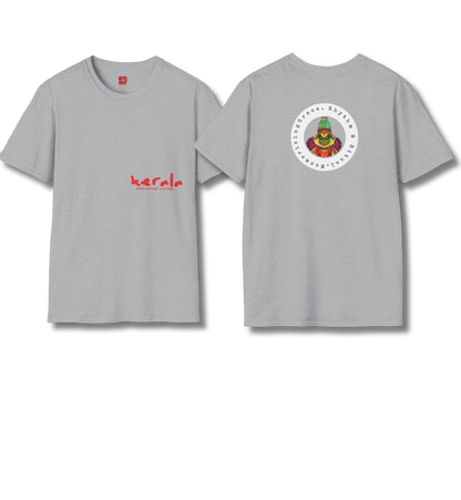Kerala & Kathakali Front and Backprint  - T Shirt