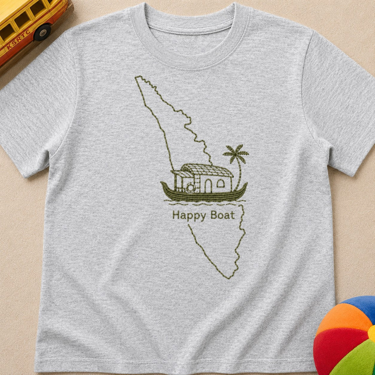 Happy Boat  Kids Unisex T Shirt