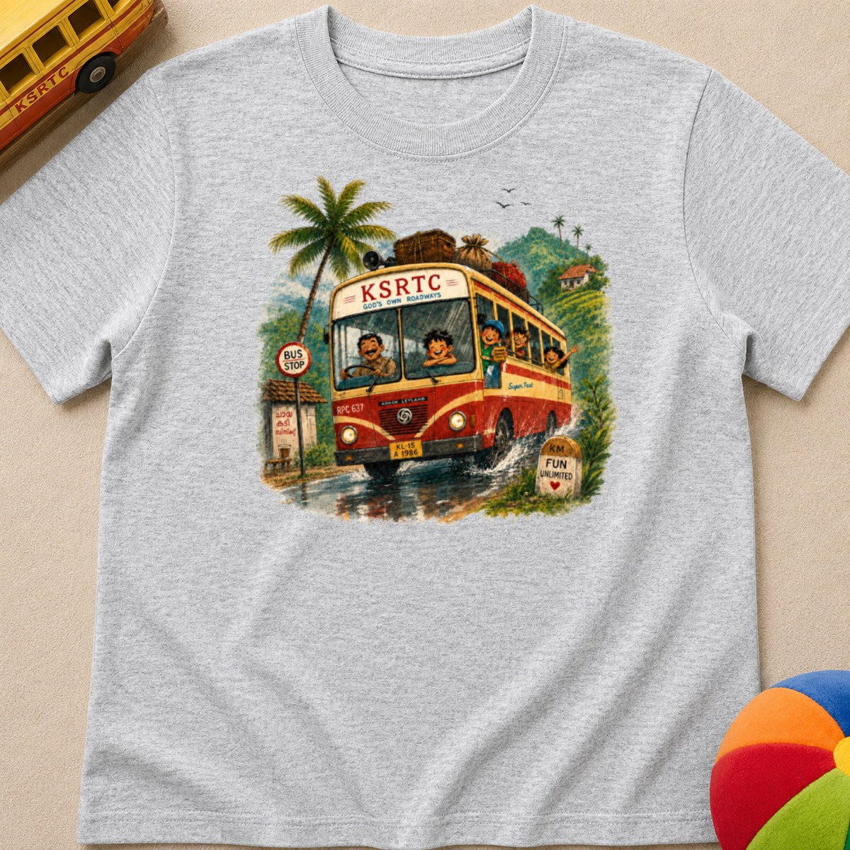 KSRTC Ride Kids Unisex T Shirt