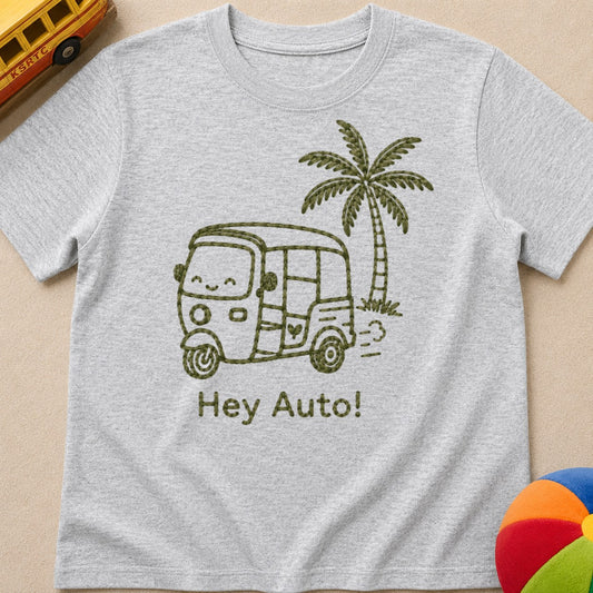 Hey Auto Kids Unisex T Shirt