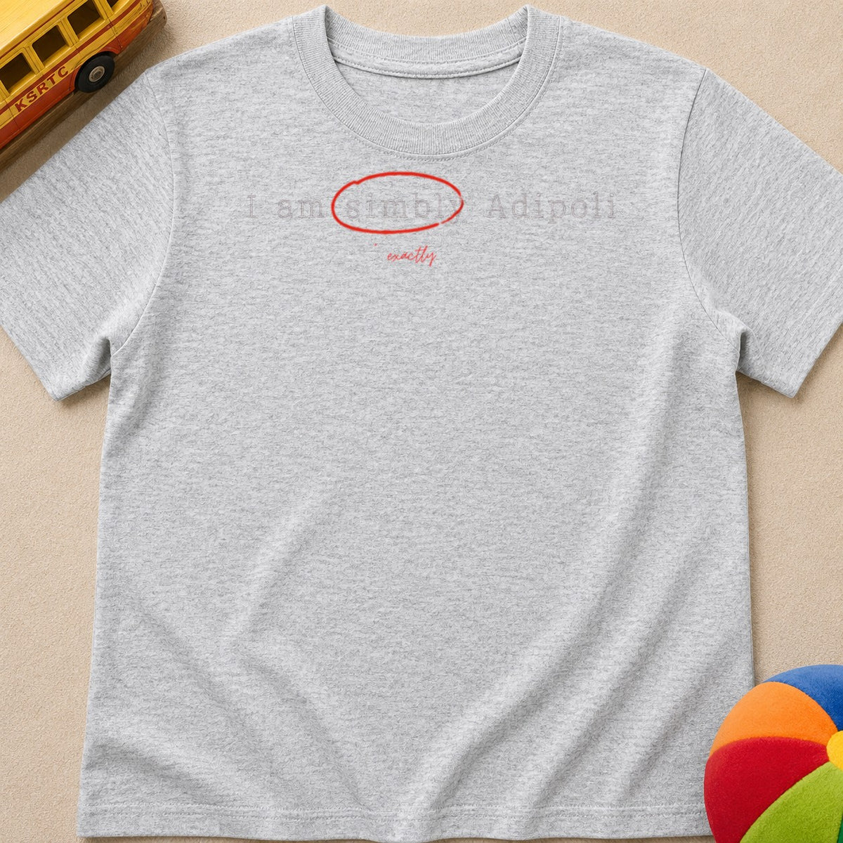 I Am Simbly Adipoli Kids Unisex T Shirt