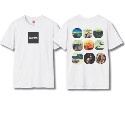 Kerala Vignettes  - Backprint T Shirt