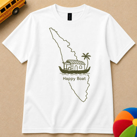 Happy Boat  Kids Unisex T Shirt
