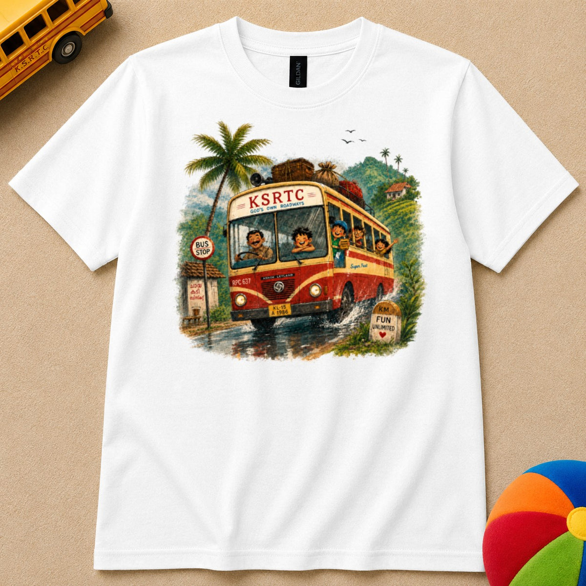 KSRTC Ride Kids Unisex T Shirt