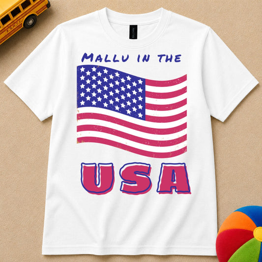 Mallu in the USA Kids Unisex T Shirt
