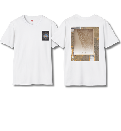 Kochi Queen & Vintage Map Front & Backprint - T Shirt