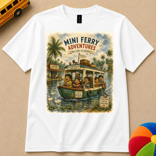 Ferry Adventures Kids Unisex T Shirt