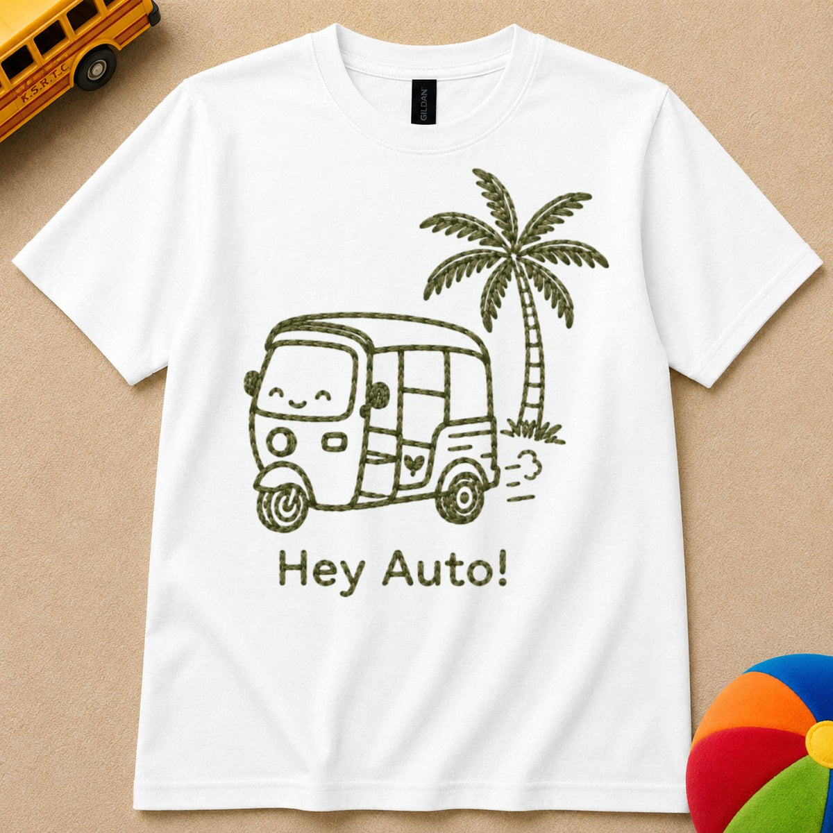 Hey Auto Kids Unisex T Shirt