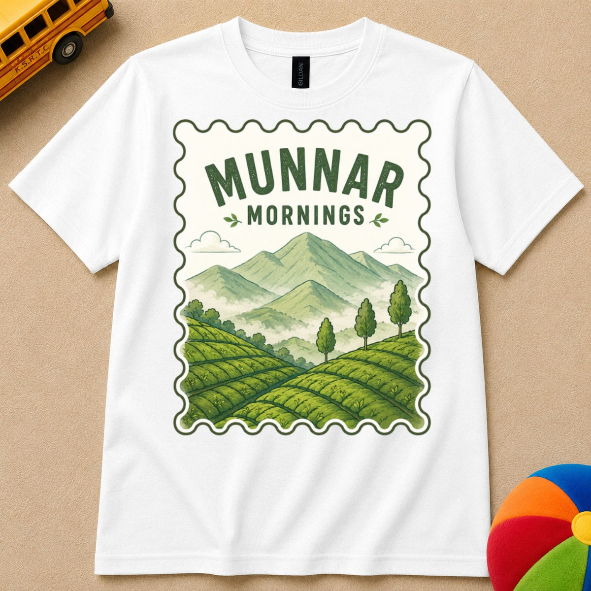 Munnar Mornings Kids Unisex T Shirt