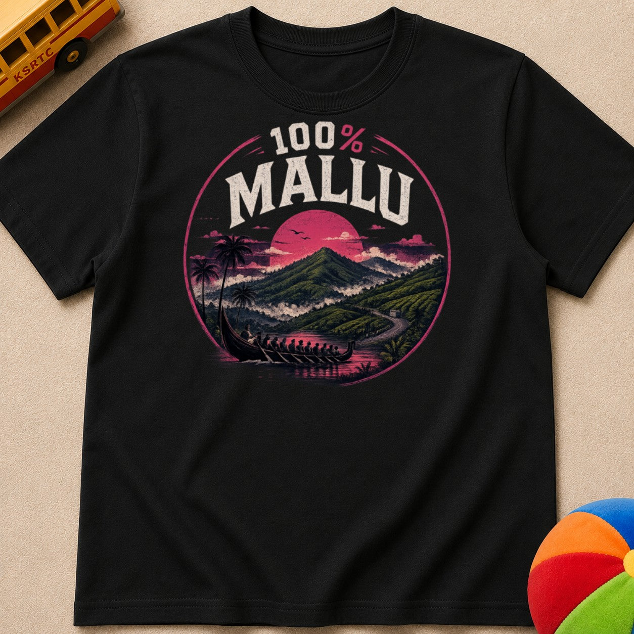 100% Mallu Kids Unisex T Shirt