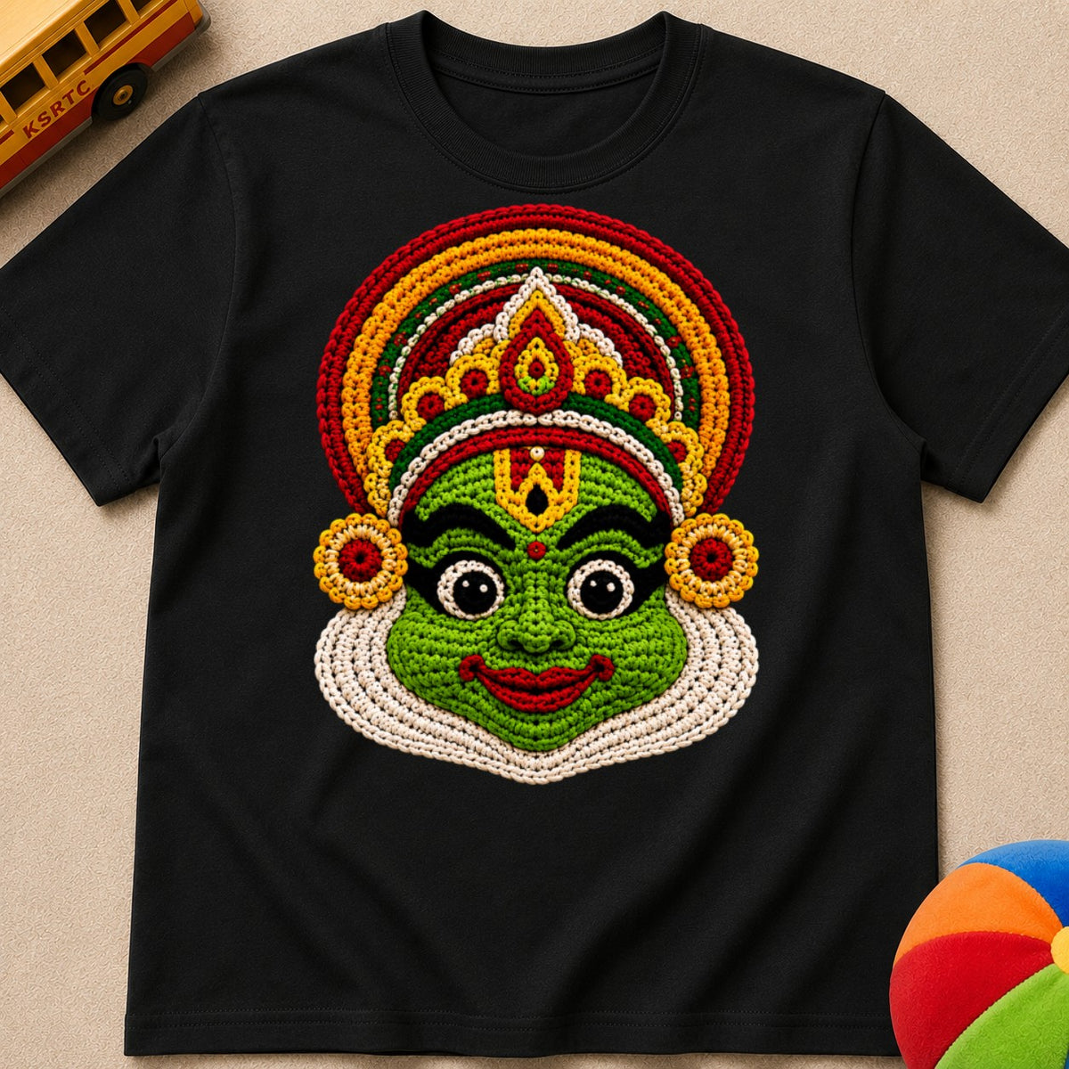 Cute Kathakali Kids Unisex T Shirt