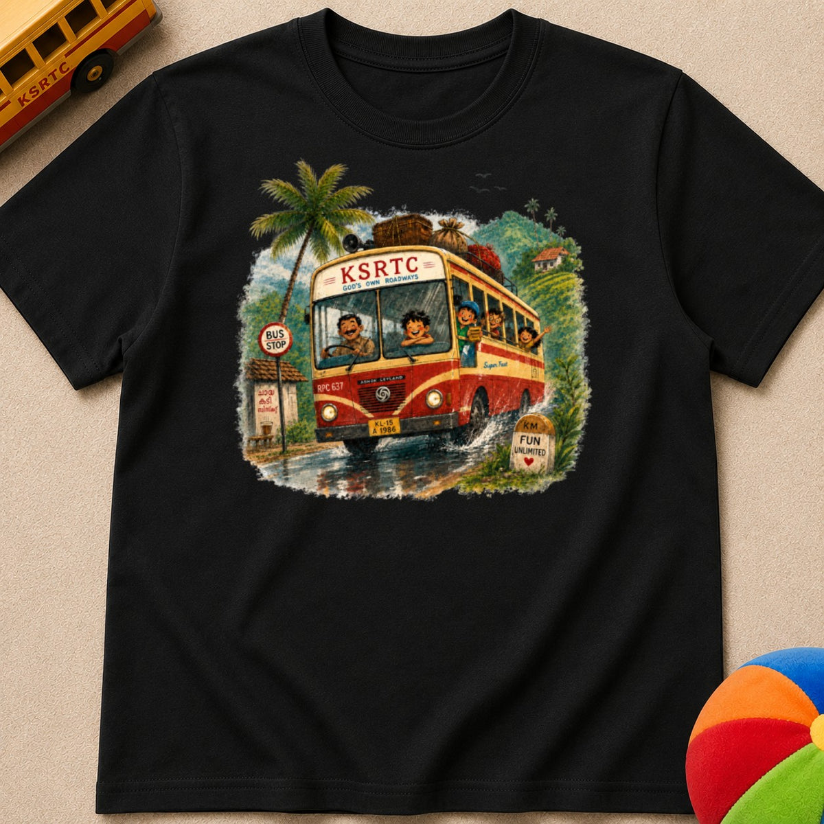 KSRTC Ride Kids Unisex T Shirt