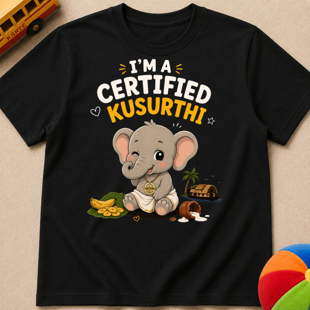 Certified Kusruthi Kids Unisex T Shirt