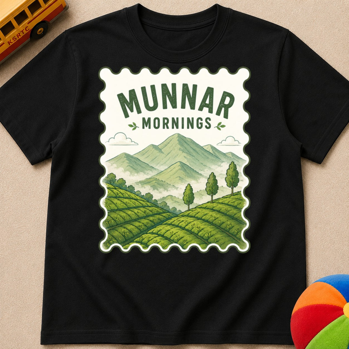 Munnar Mornings Kids Unisex T Shirt