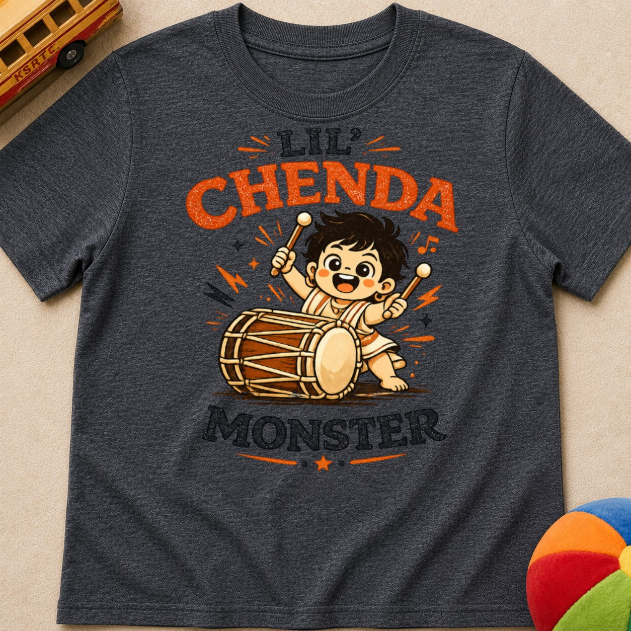 (COLOR CHANGE)Chenda Monster Kids Unisex T Shirt