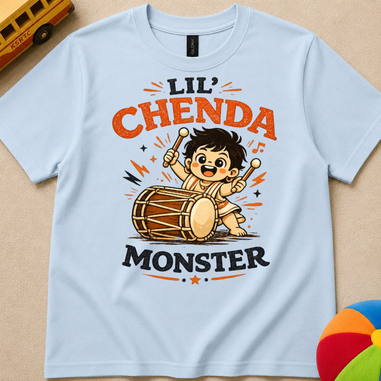 (COLOR CHANGE)Chenda Monster Kids Unisex T Shirt