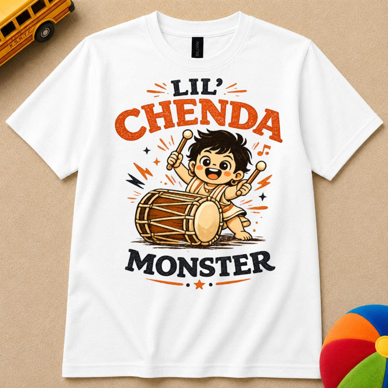 (COLOR CHANGE)Chenda Monster Kids Unisex T Shirt