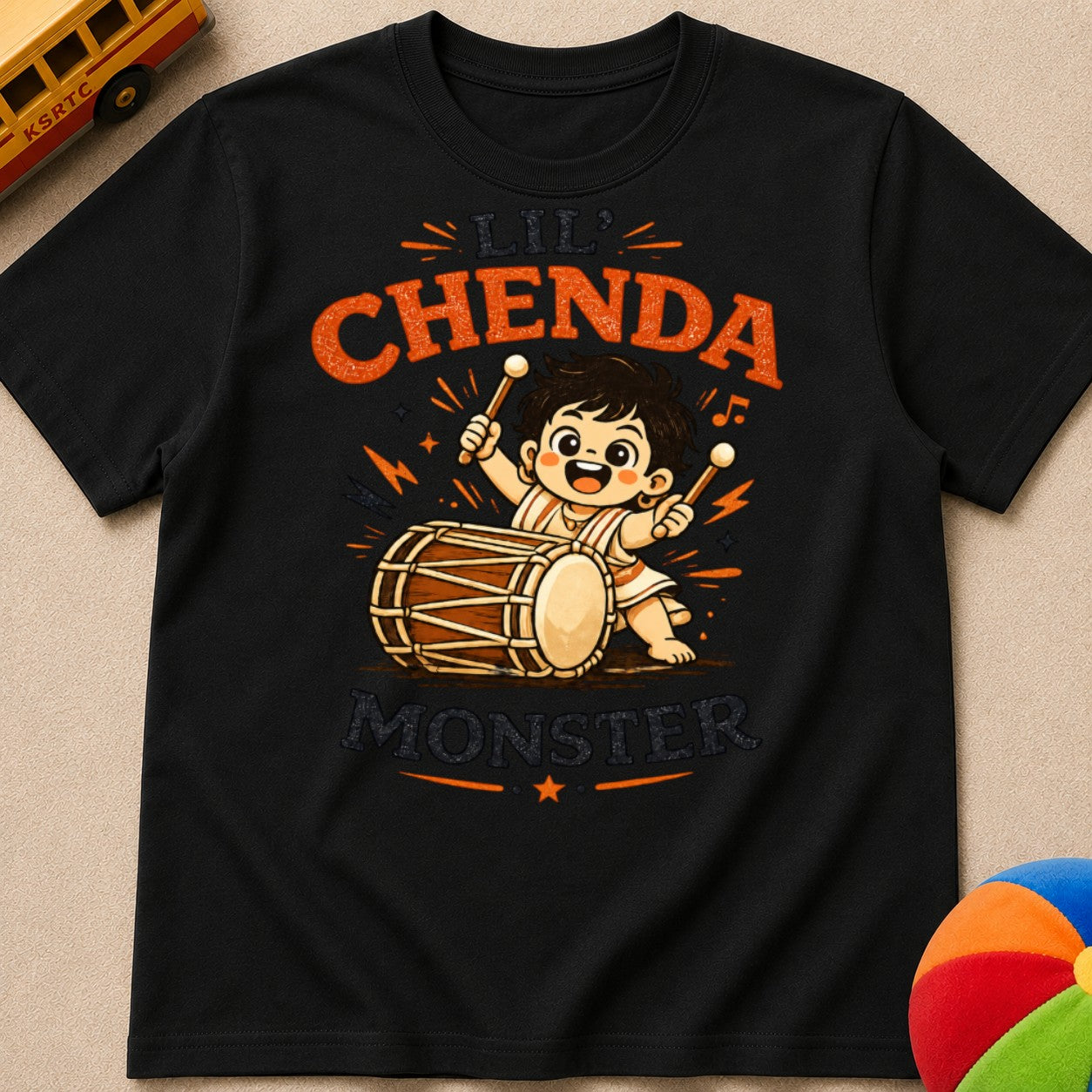 (COLOR CHANGE)Chenda Monster Kids Unisex T Shirt