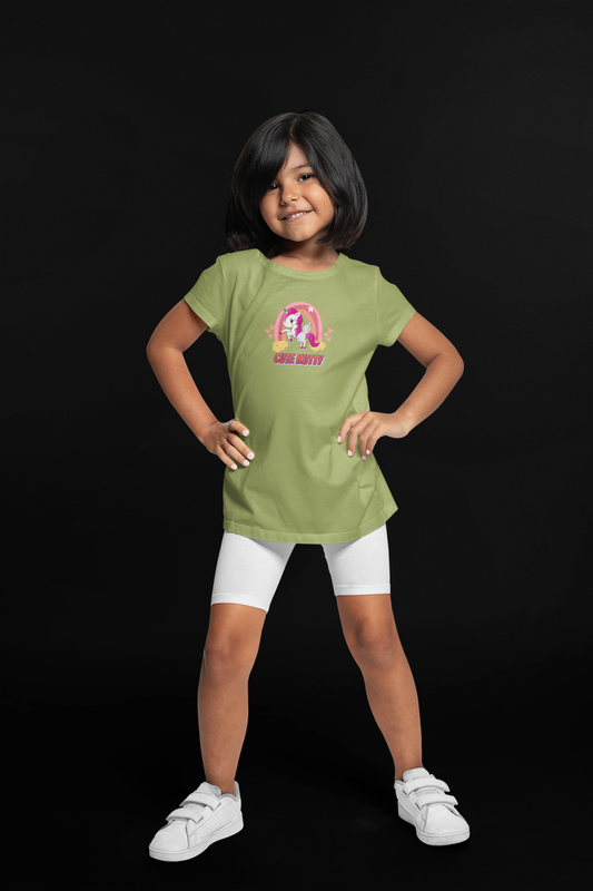 Unicorn Cute Kutty -Toddler T Shirt ( 2Y- 6Y)
