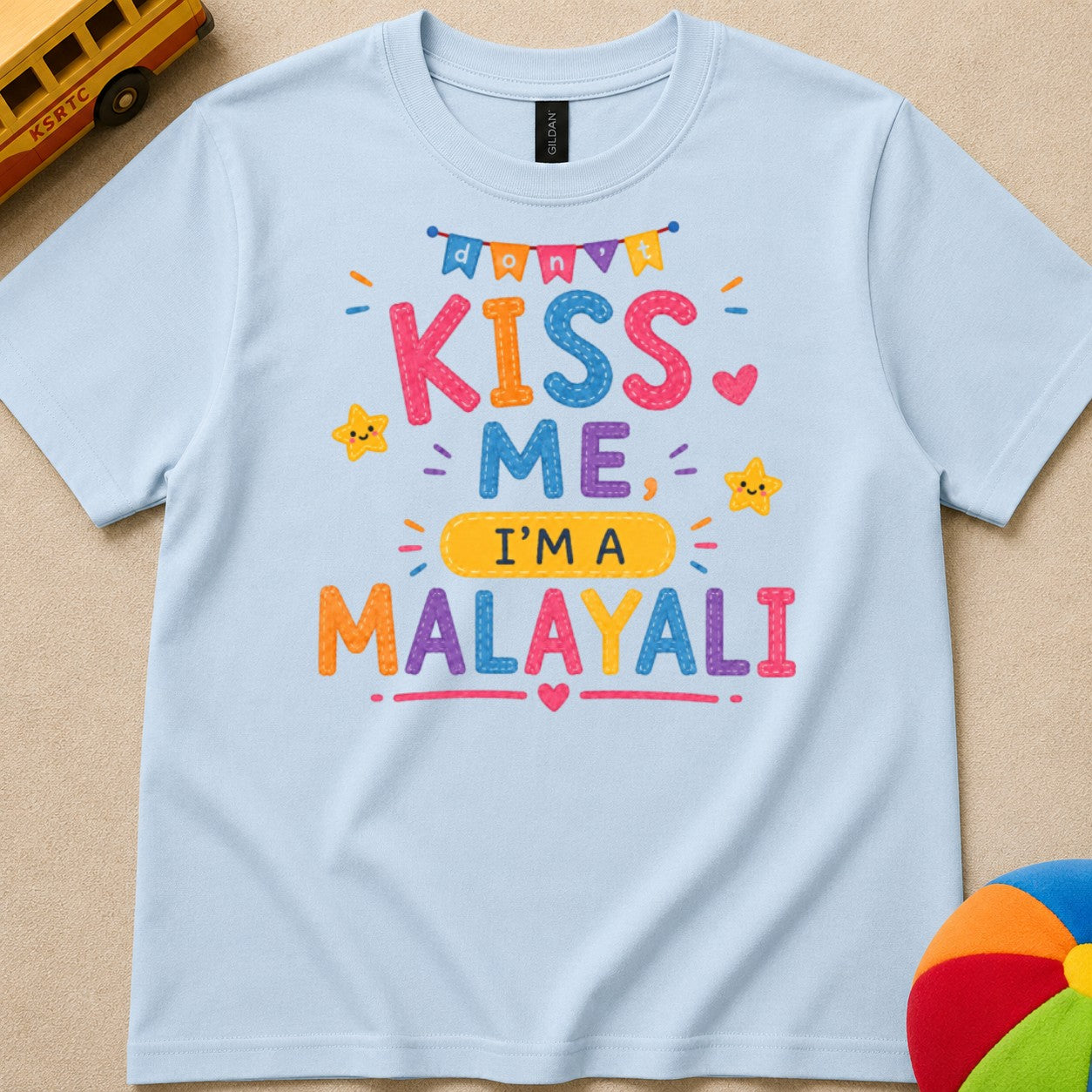 Don't Kiss Me  Kids Unisex T Shirt