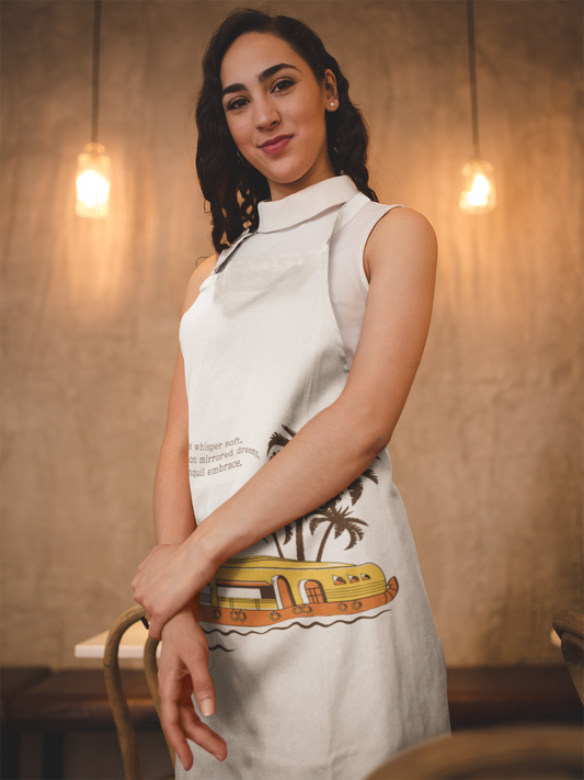 Backwaters Haiku  - Kitchen Apron