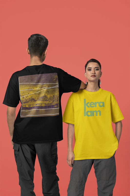 Keralam & Backwaters  Front & Backprint- T Shirt