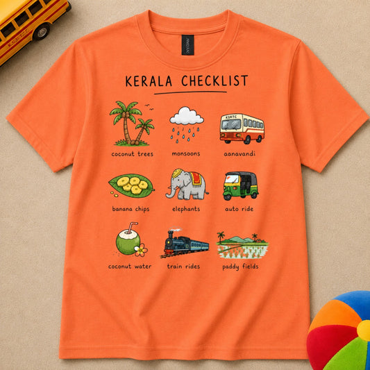 Kerala Checklist Kids Unisex T Shirt