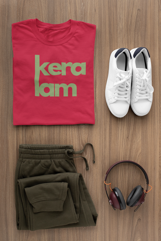 Keralam Typography - T Shirt