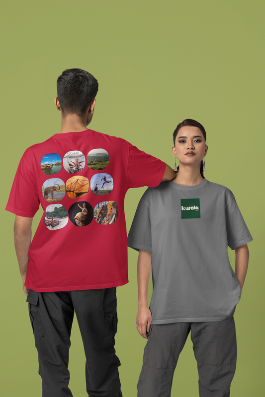 Kerala Vignettes  - Backprint T Shirt