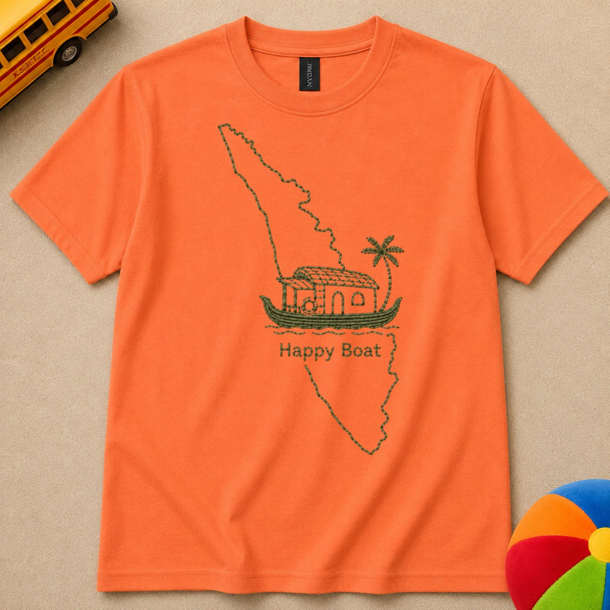 Happy Boat Kids Unisex T Shirt