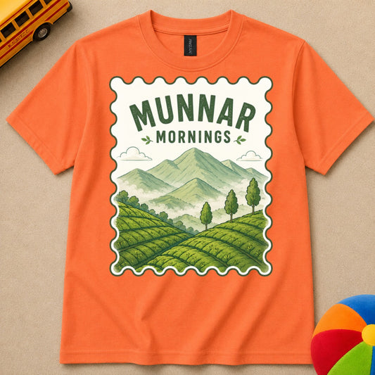 Munnar Mornings Kids Unisex T Shirt