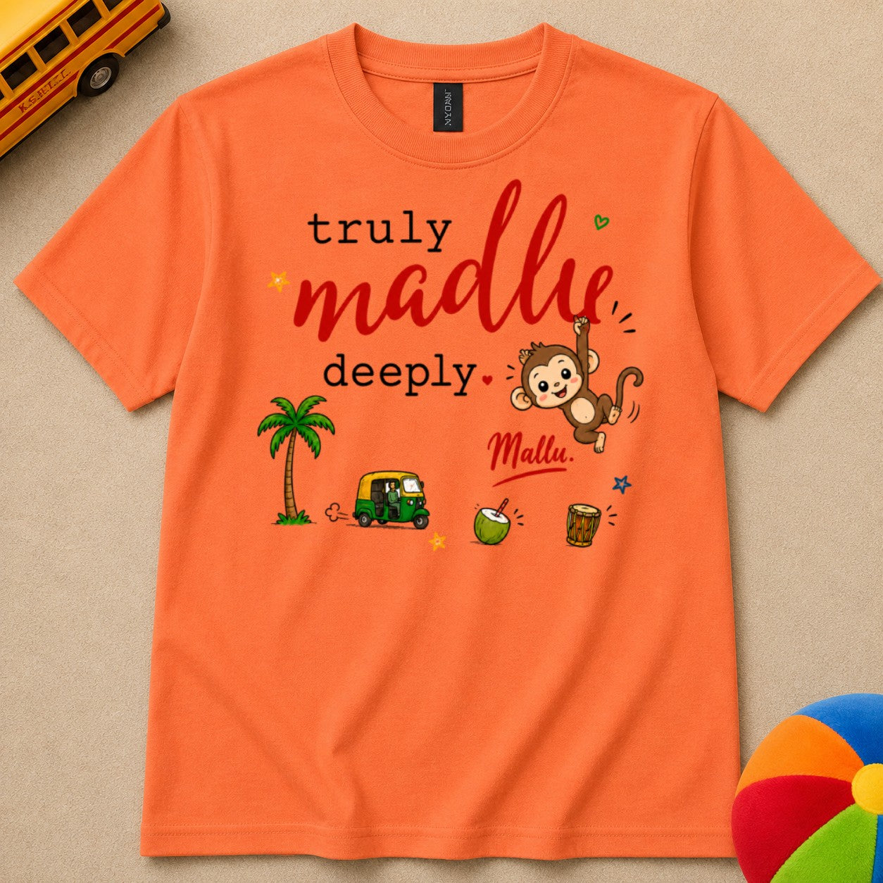 Truly Madly Mallu Kids Unisex T Shirt
