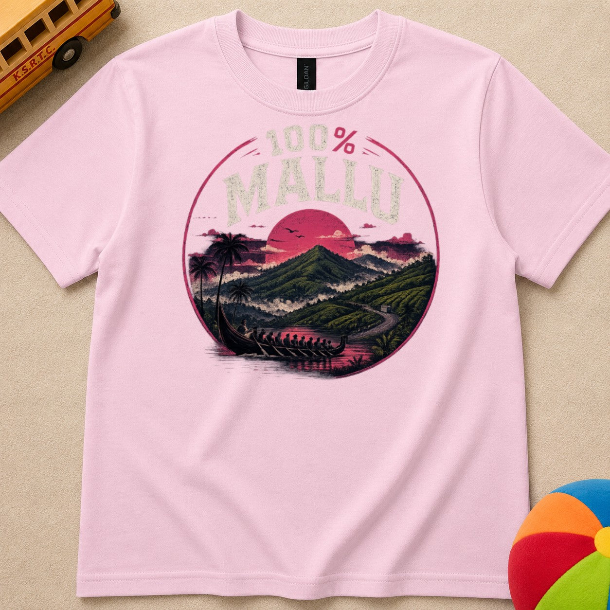 100% Mallu Kids Unisex T Shirt